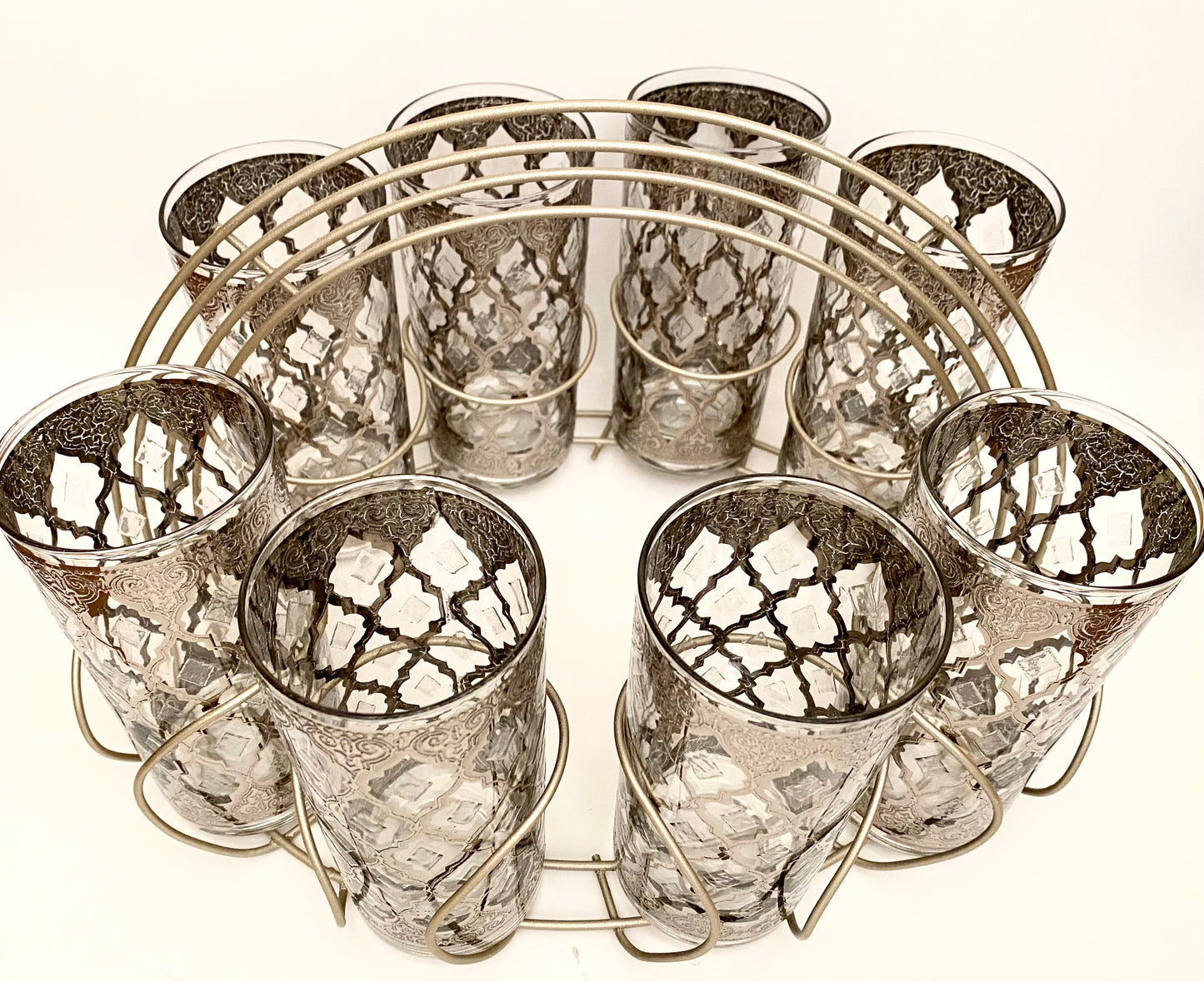 Culver Silver Valencia Highball Caddy (8)