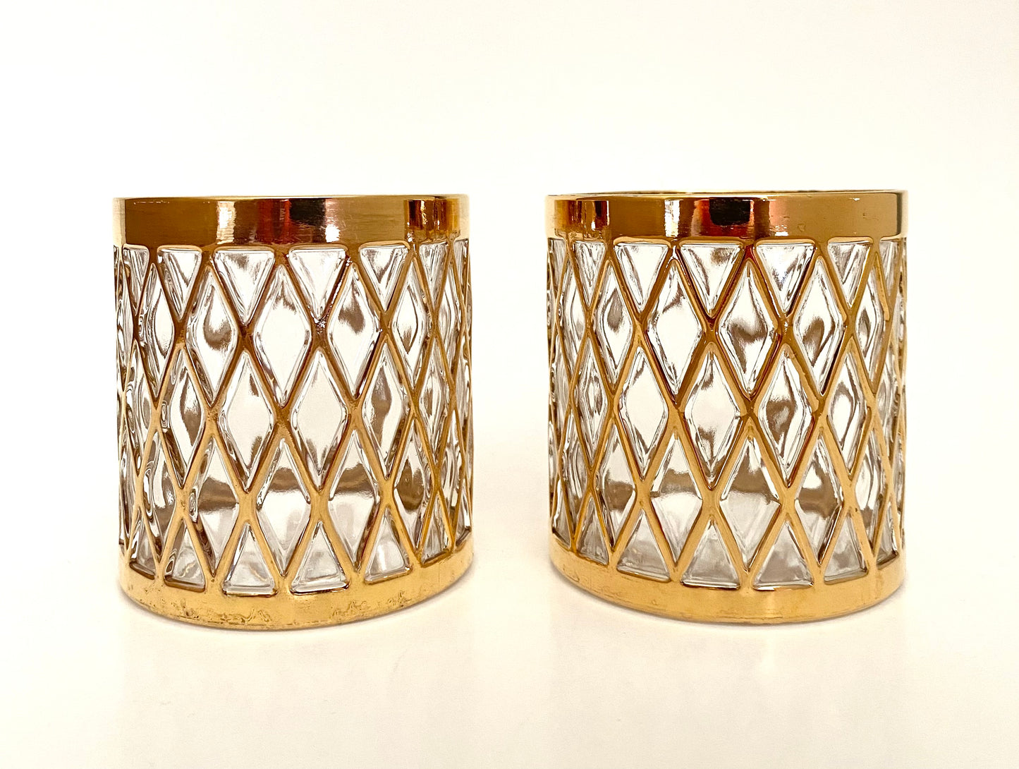 Imperial Glass Lattice/Sekai Ichi Whiskey (Pair) 2 Available