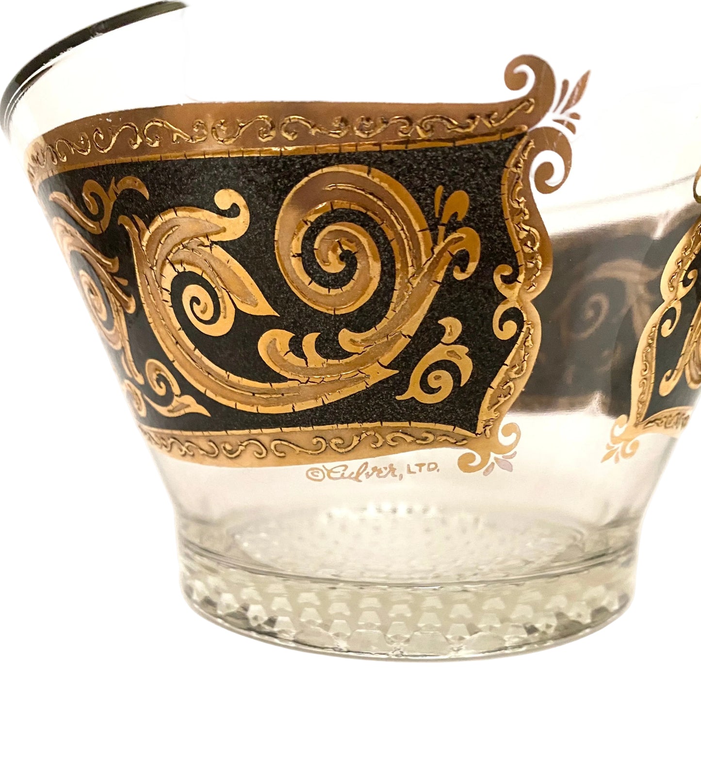 Culver Ebony Baroque Large Ice Bucket