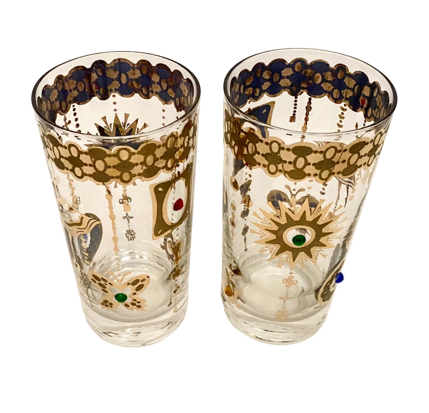 Culver Jeweled Charm Bracelet Hiballs (Pair) 1 Available