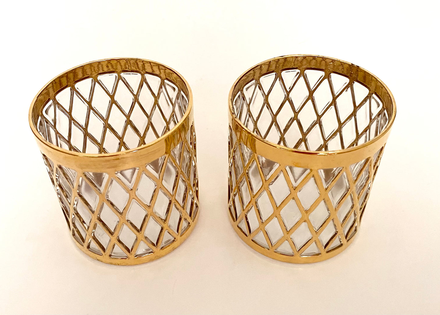 Imperial Glass Lattice/Sekai Ichi Whiskey (Pair) 2 Available