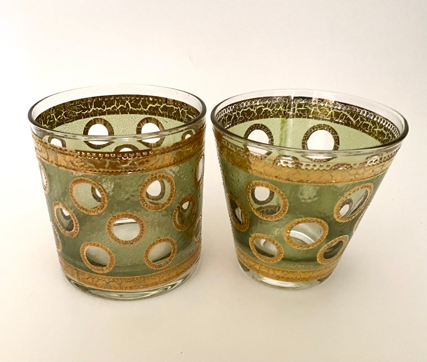 Culver Green Circle Whiskey and Old Fashioned (Pair) 2 Available