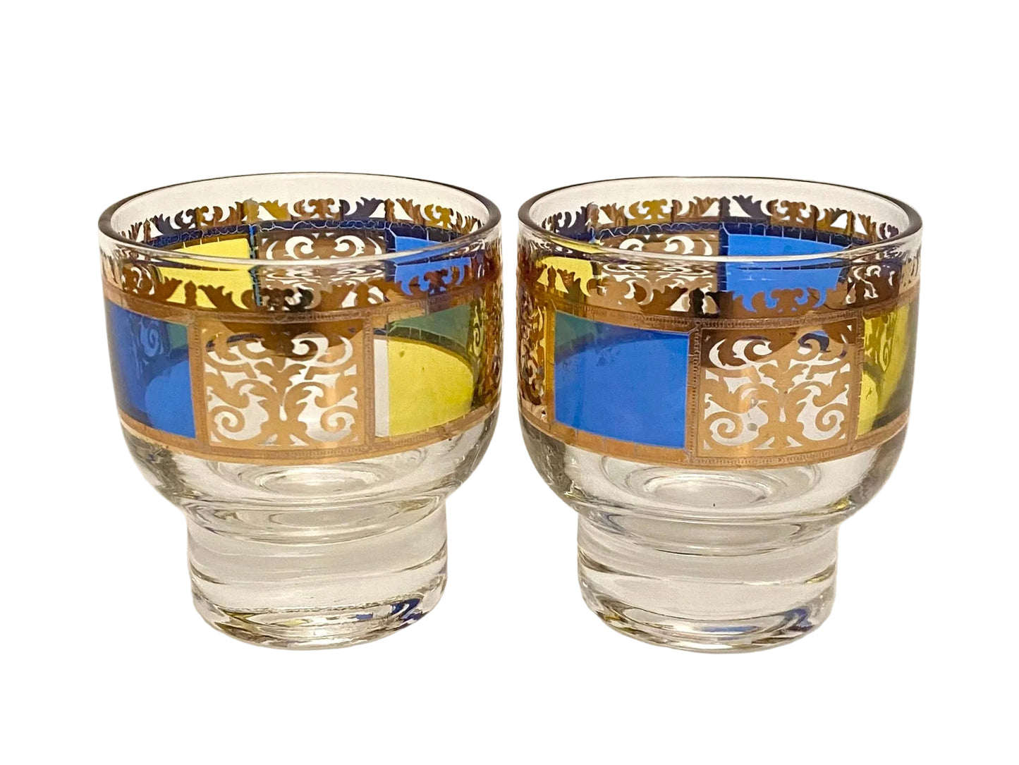 Culver Riviera Footed Whiskey (Pair) 3 Available