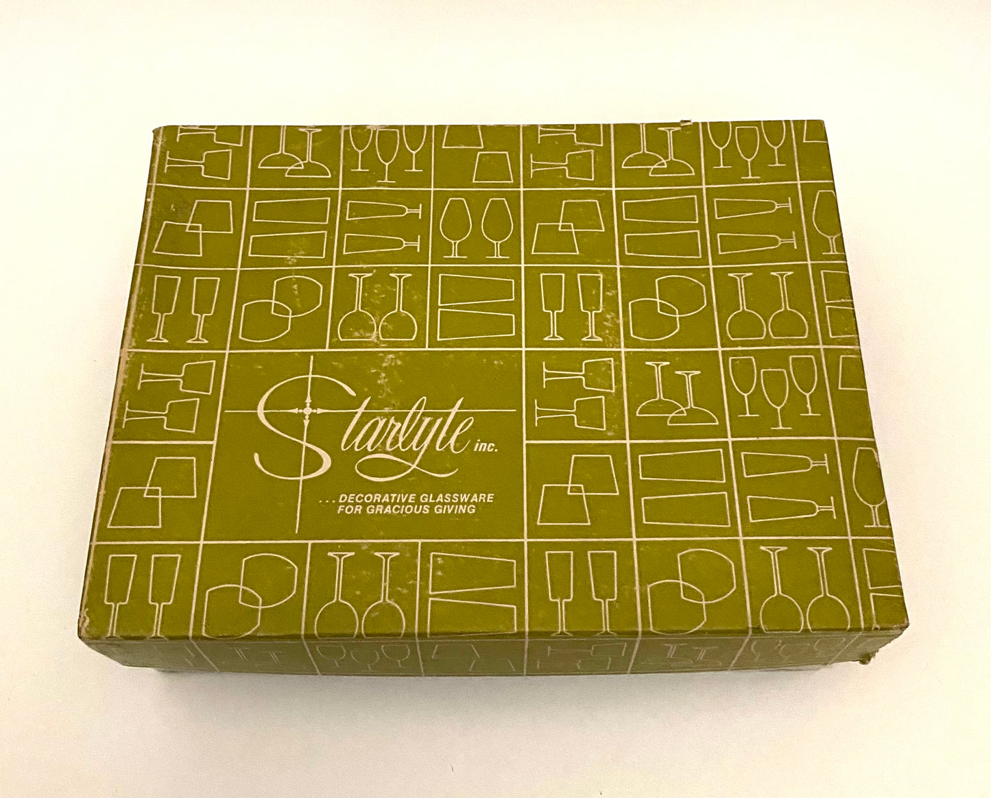 Starlyte Tiffany Whiskey Set of 6 in Original Box