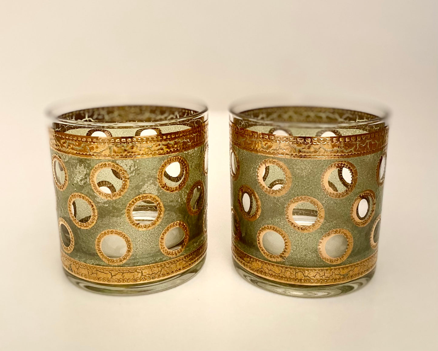 Culver Green Circle Rocks/Whiskey (Pair) 1 Available