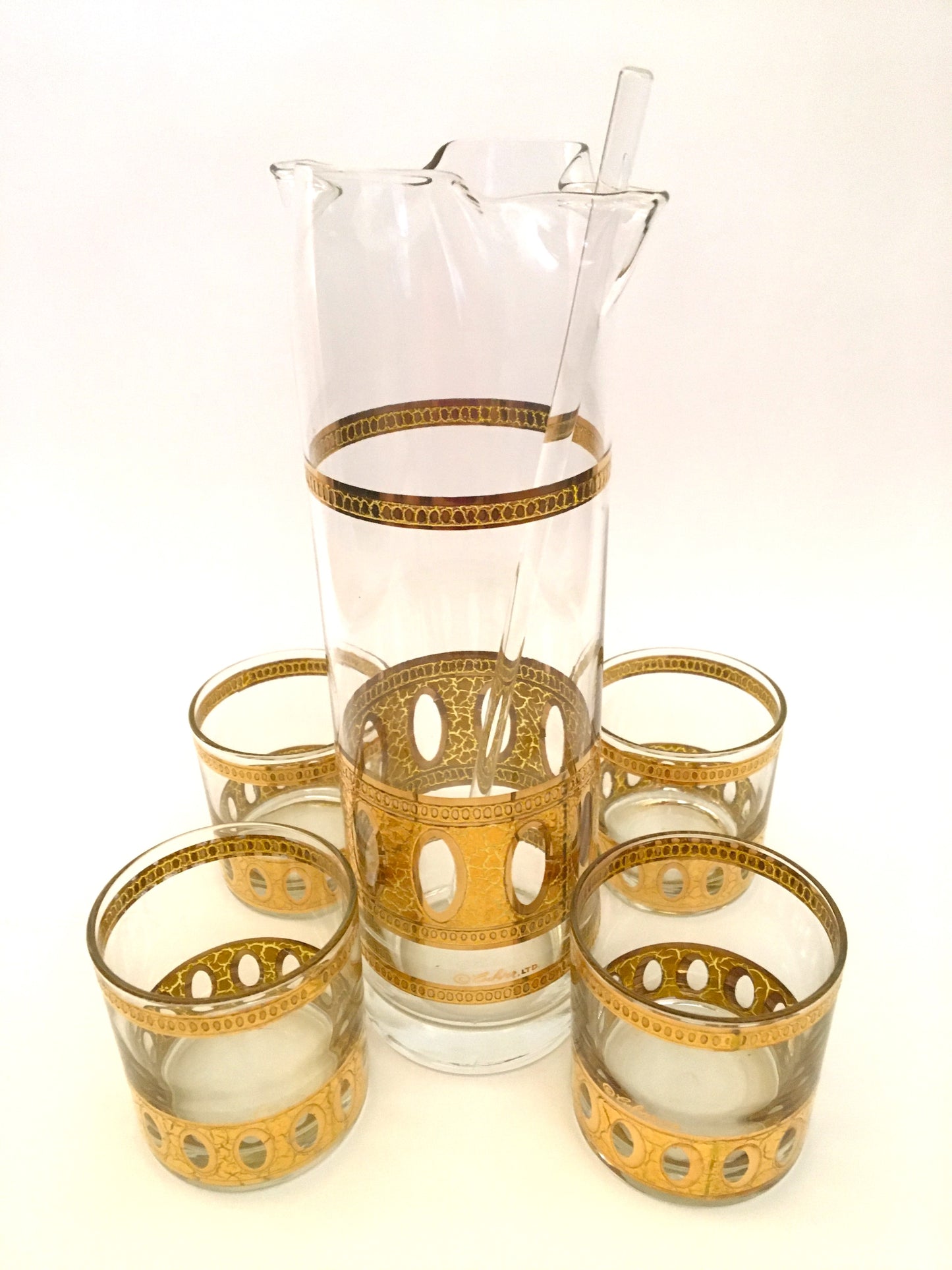 Culver Antigua Pitcher Set with Stir Stick