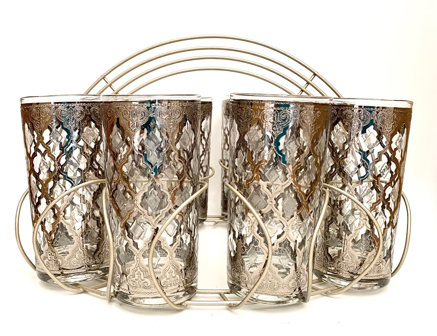 Culver Silver Valencia Highball Caddy (8)