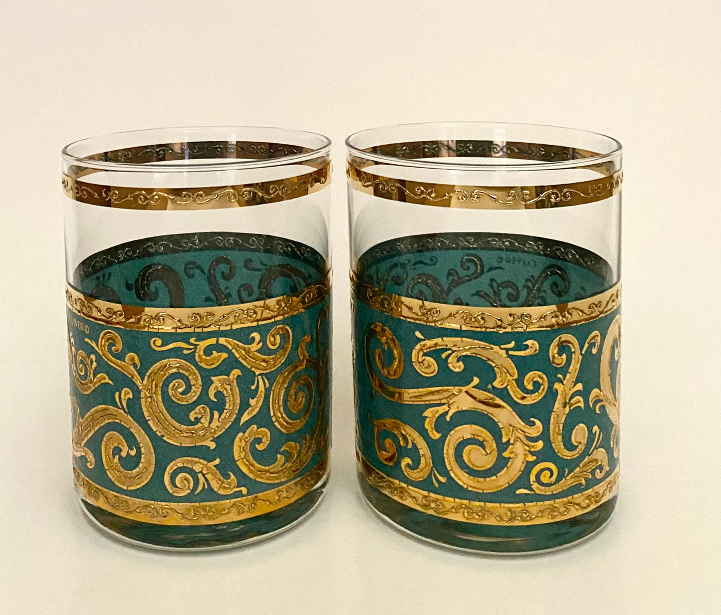 Culver Teal Toledo Executive On the Rocks (Pair) 1 Available