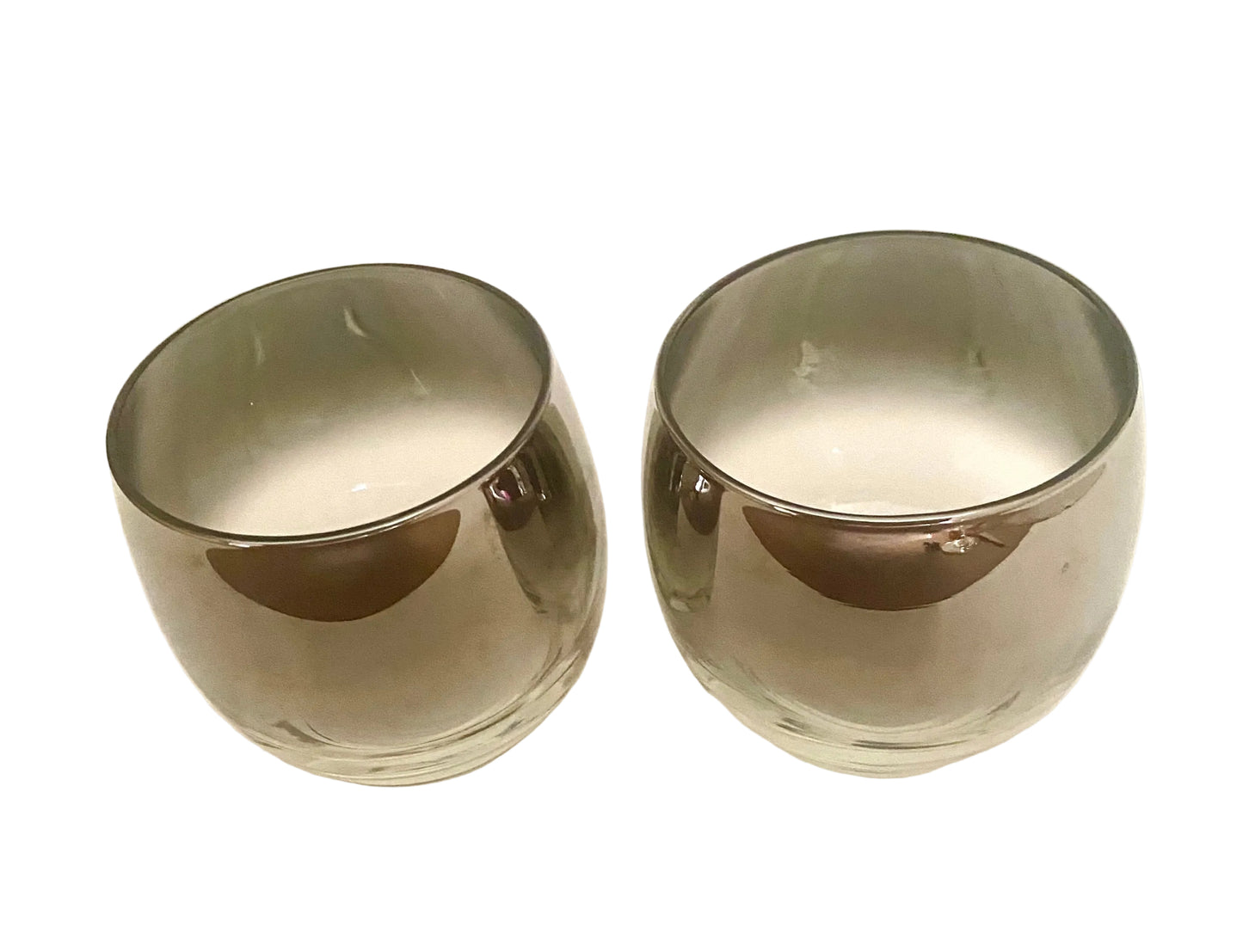 Queens Lusterware Silver Fade Roly Polys (Pair) 4 Available