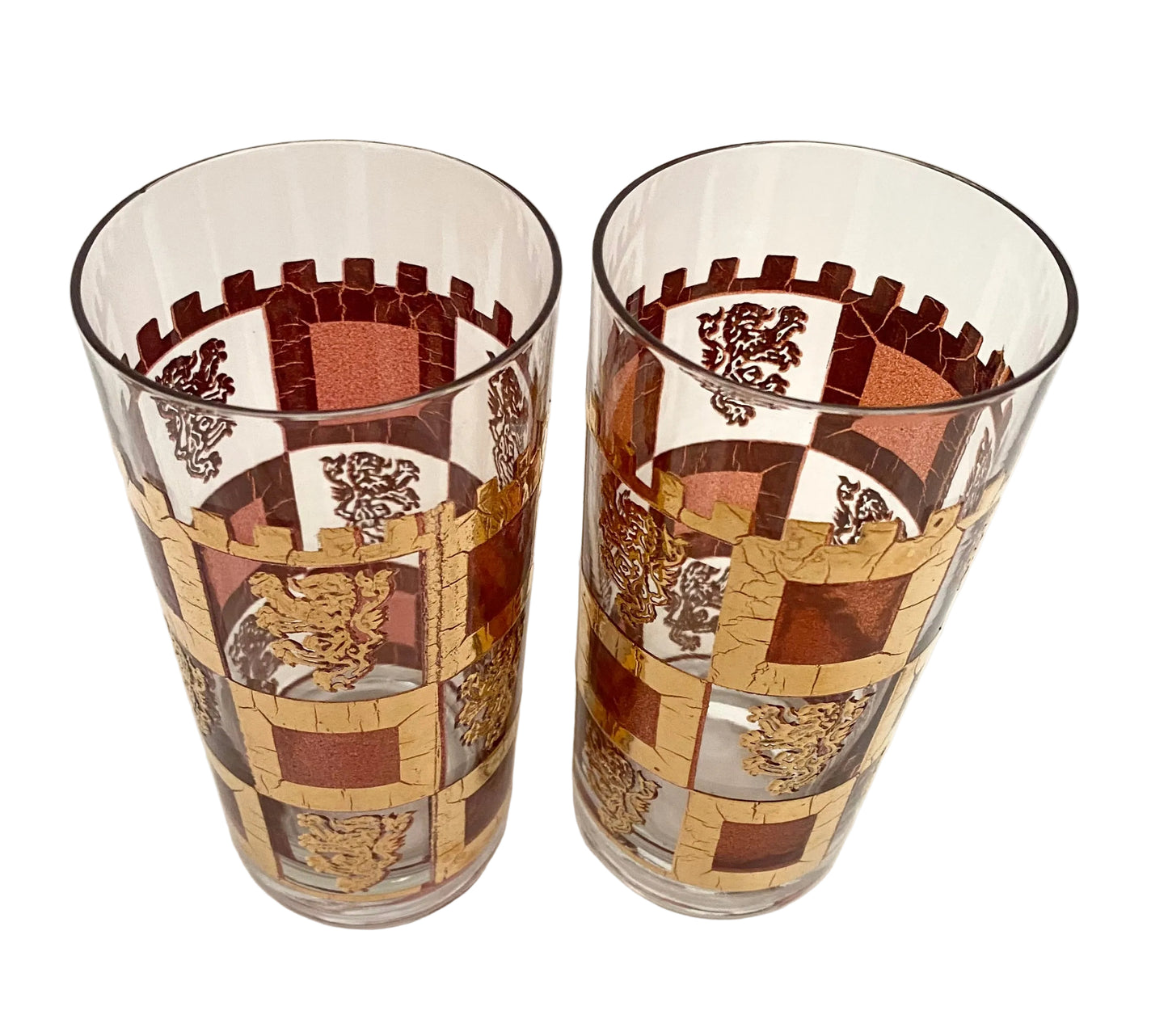 West Virginia Henry Vlll Red Hiballs (Pair)