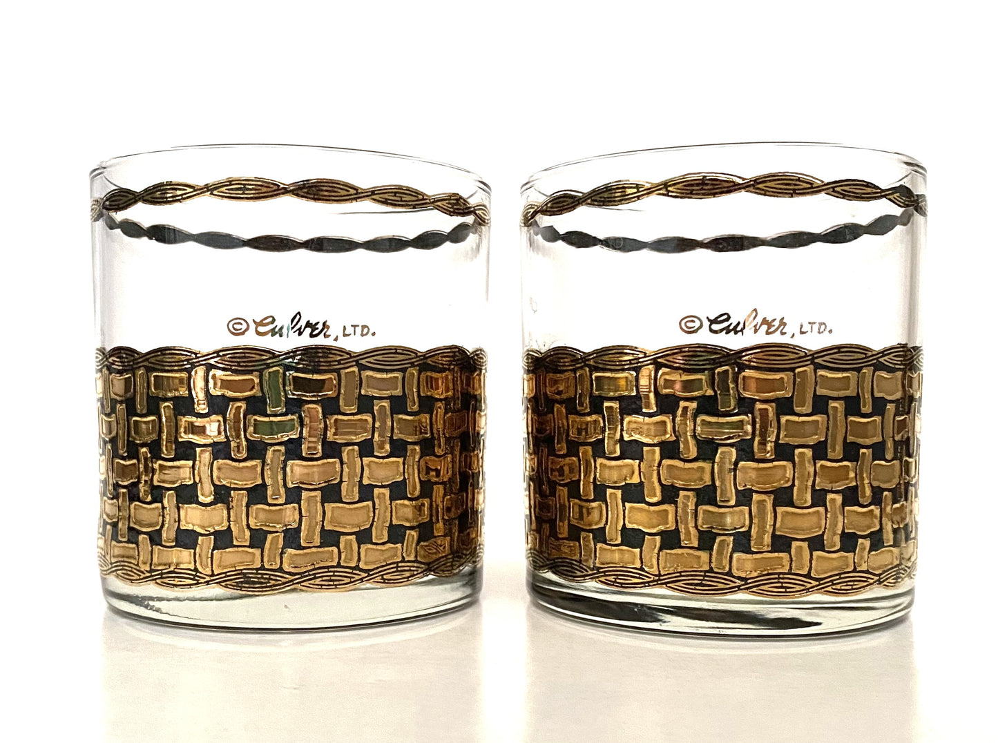Culver Basketweave Executive Cocktails (2)