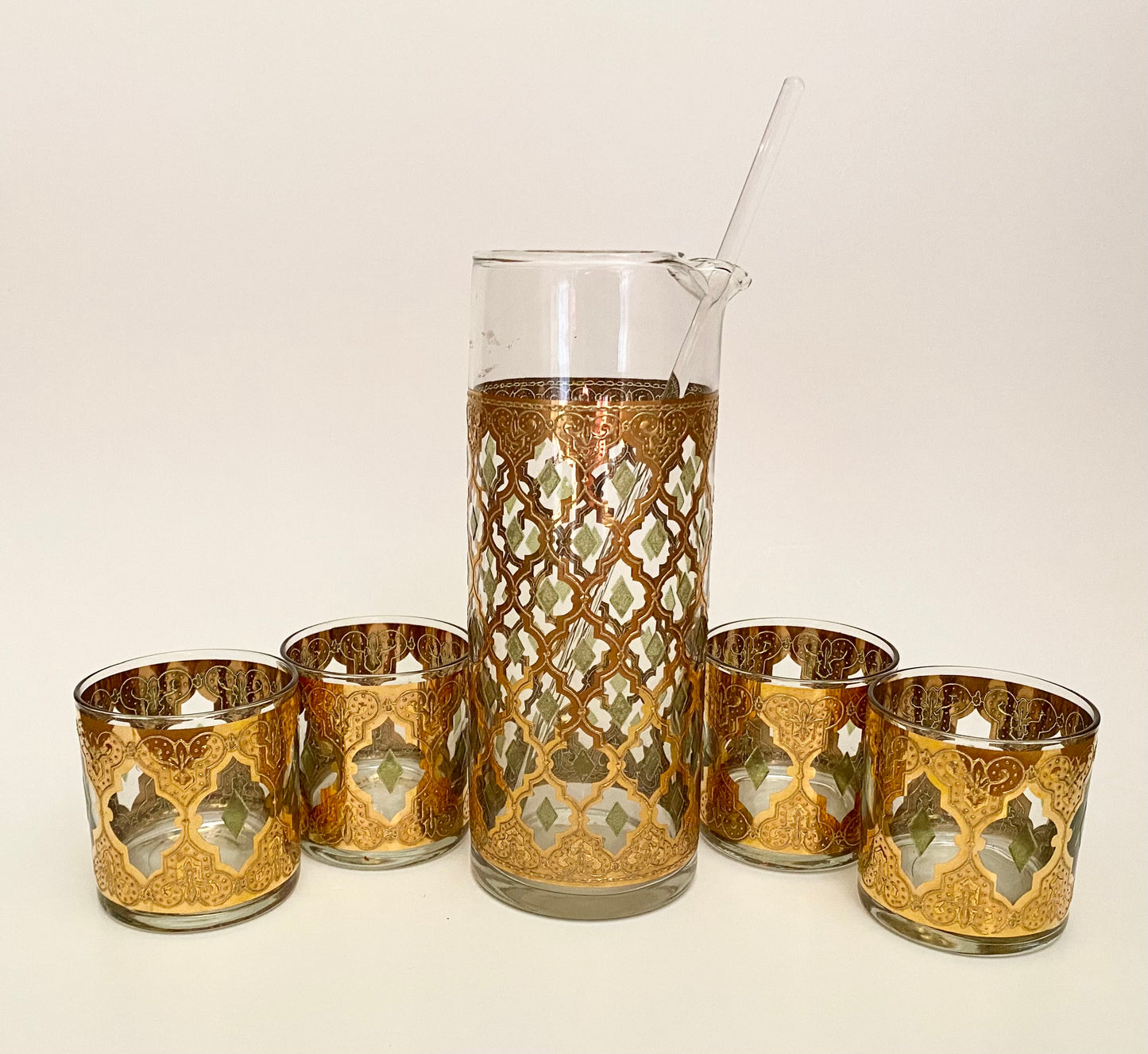 Culver Valencia Pitcher Set with Stir Stick