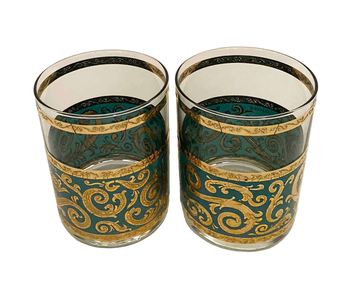Culver Teal Toledo Executive On the Rocks (Pair) 1 Available