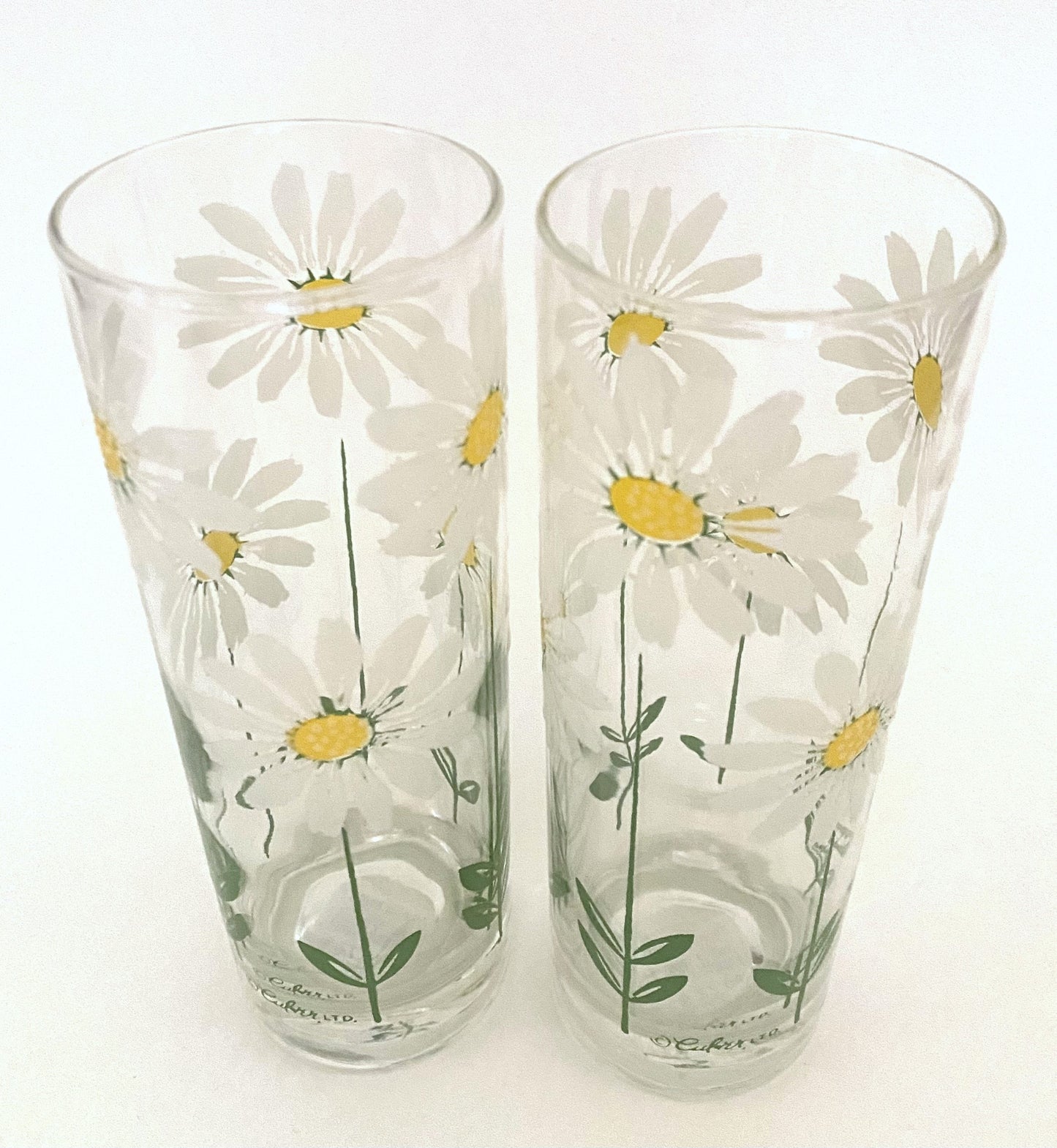 Culver Daisy Collins/Iced Tea Glasses (Pair) 3 Available