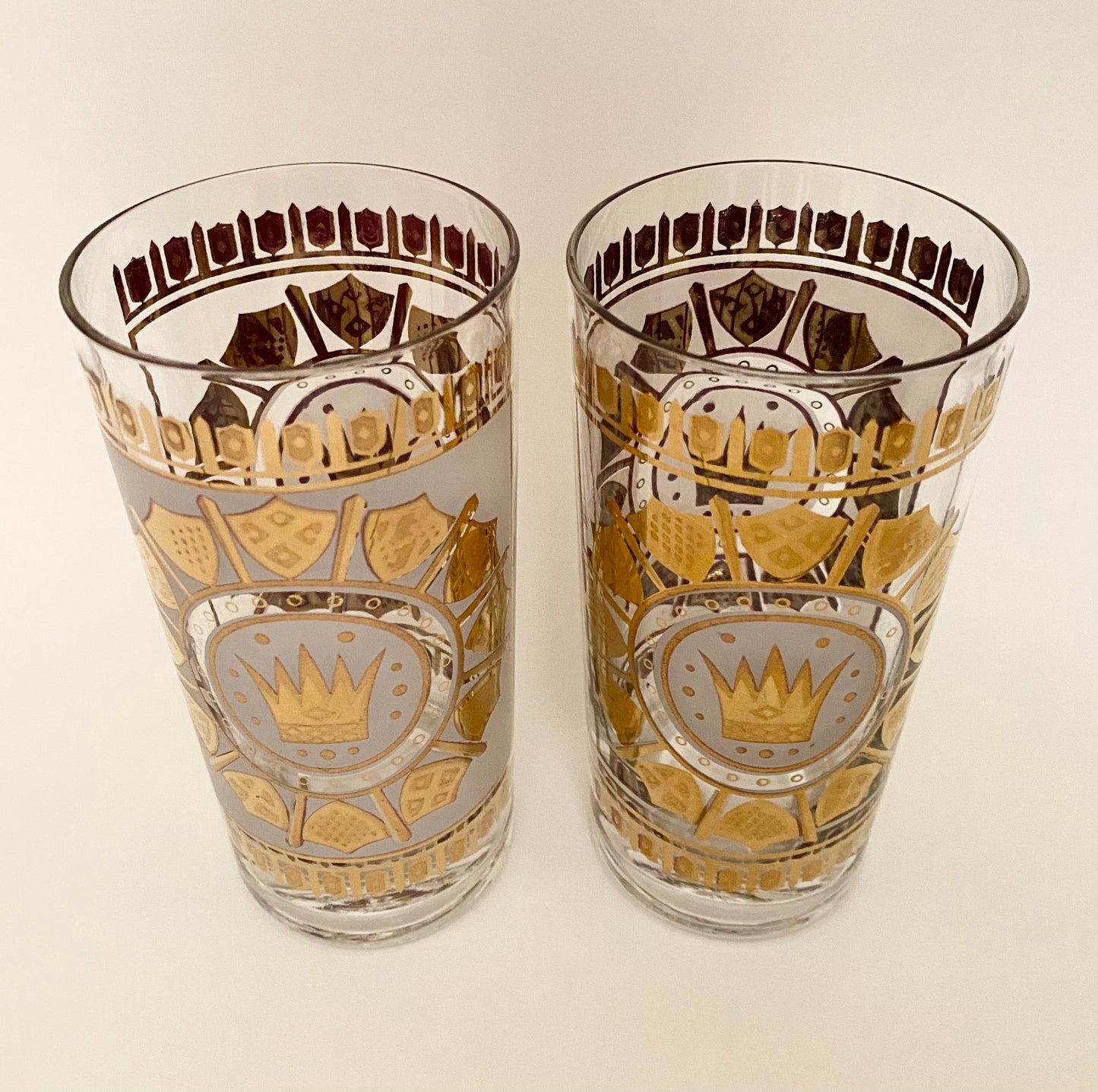 Mardi Gras Crown Hiballs (Pair) 3 Available