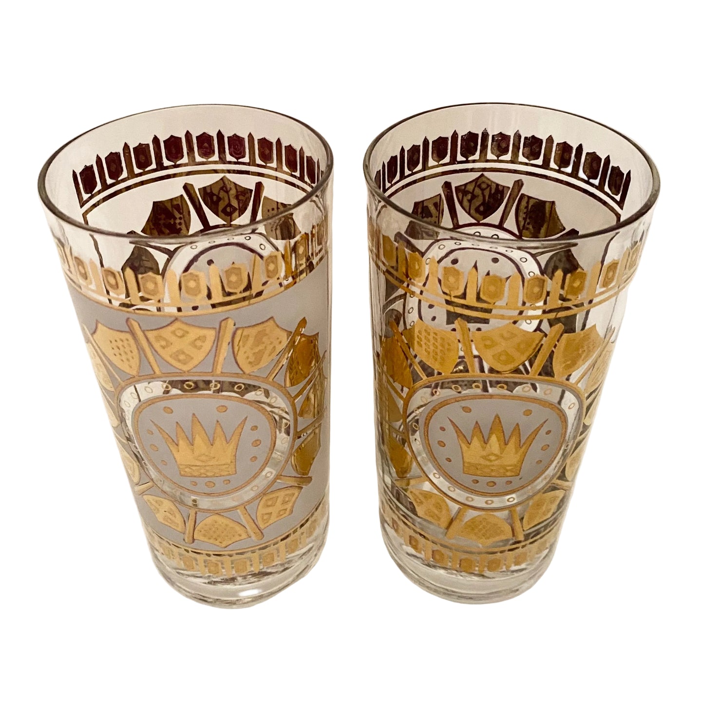 Mardi Gras Crown Hiballs (Pair) 3 Available