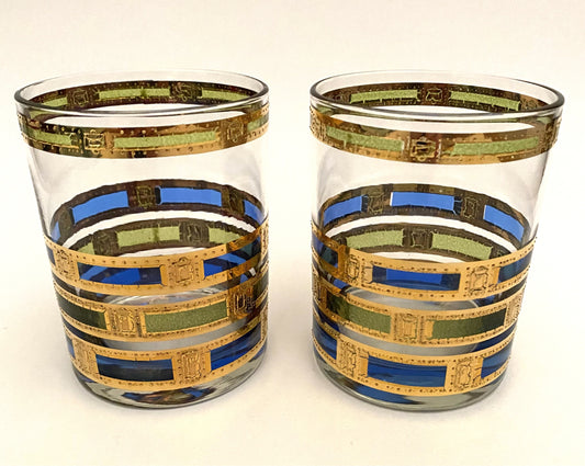 Culver Blue Empress Executive On The Rocks (Pair) 1 Available