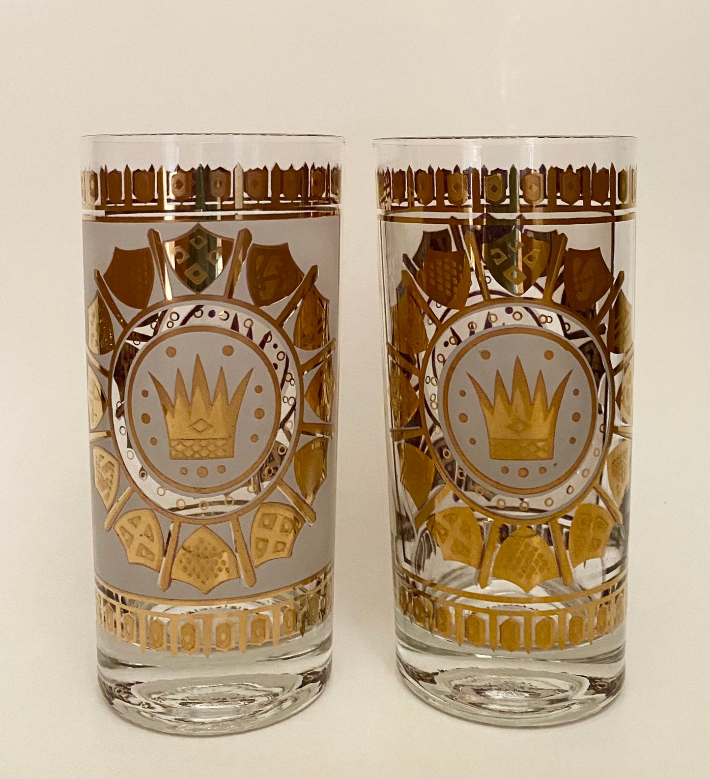 Mardi Gras Crown Hiballs (Pair) 3 Available