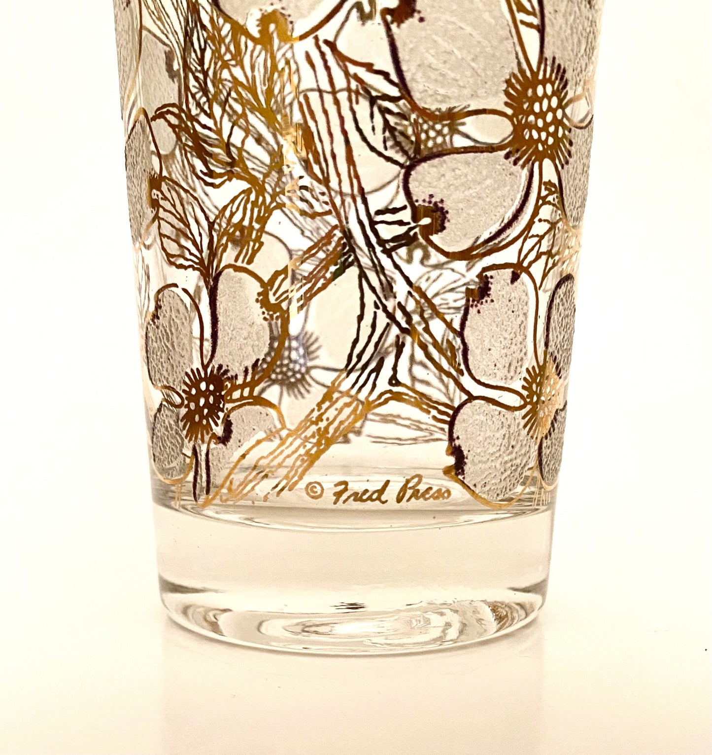 Fred Press White Dogwood Hiballs with Caddy (8)