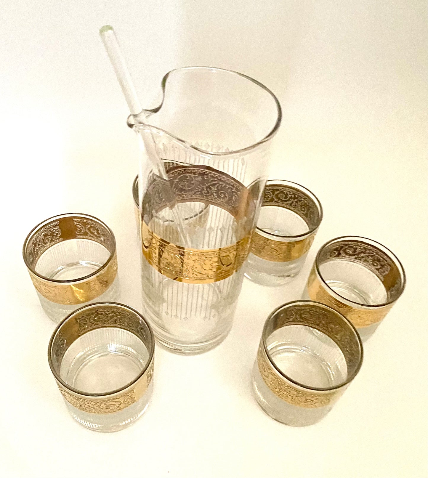 Starlyte Tiffany Cocktail Set with Stir Stick