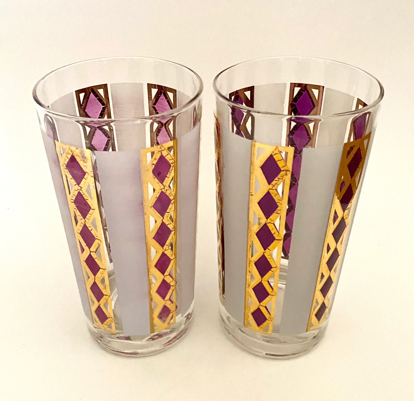 Federal Glass Elsinor Hiballs (Pair) 1 Available