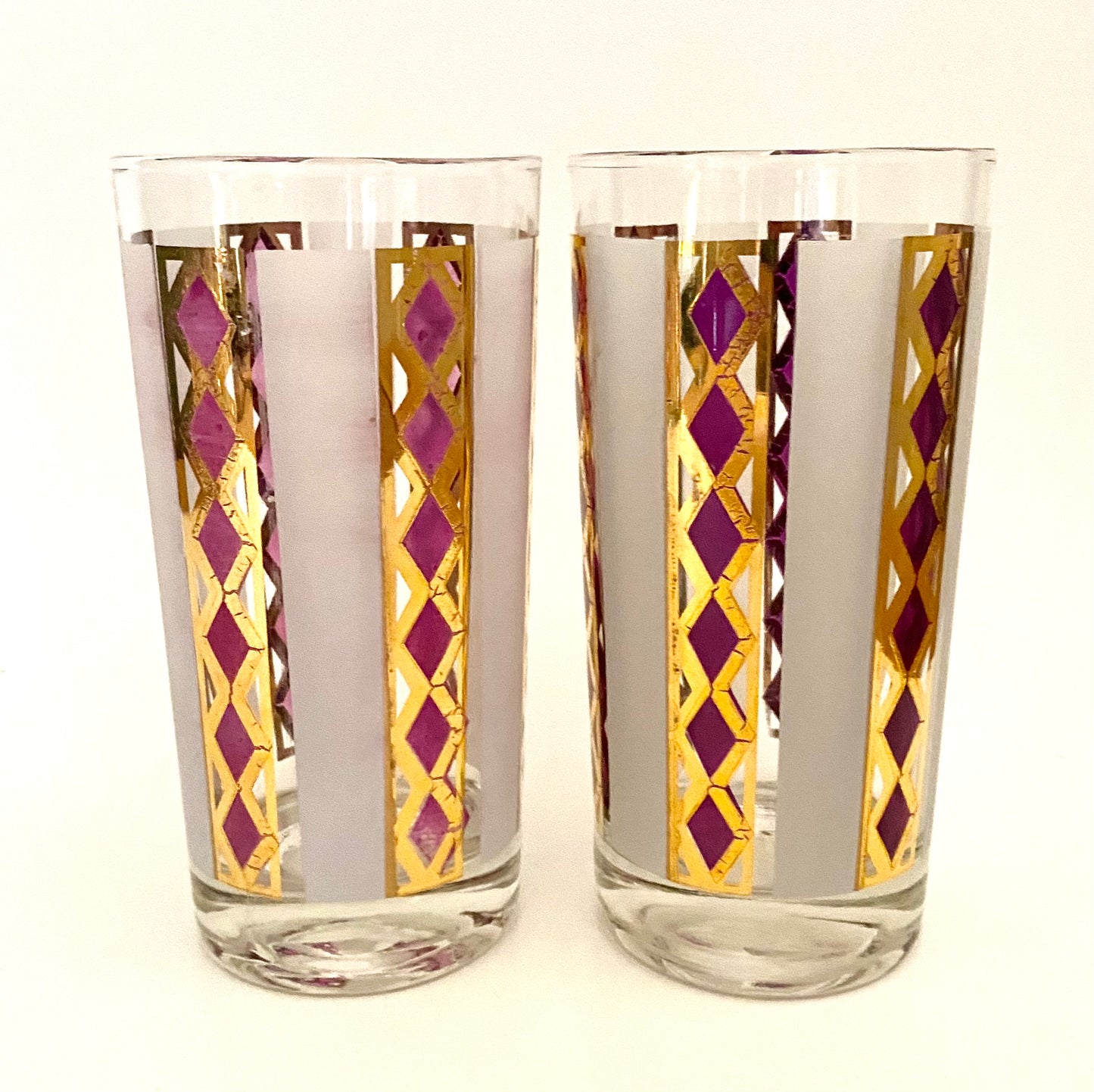 Federal Glass Elsinor Hiballs (Pair) 1 Available