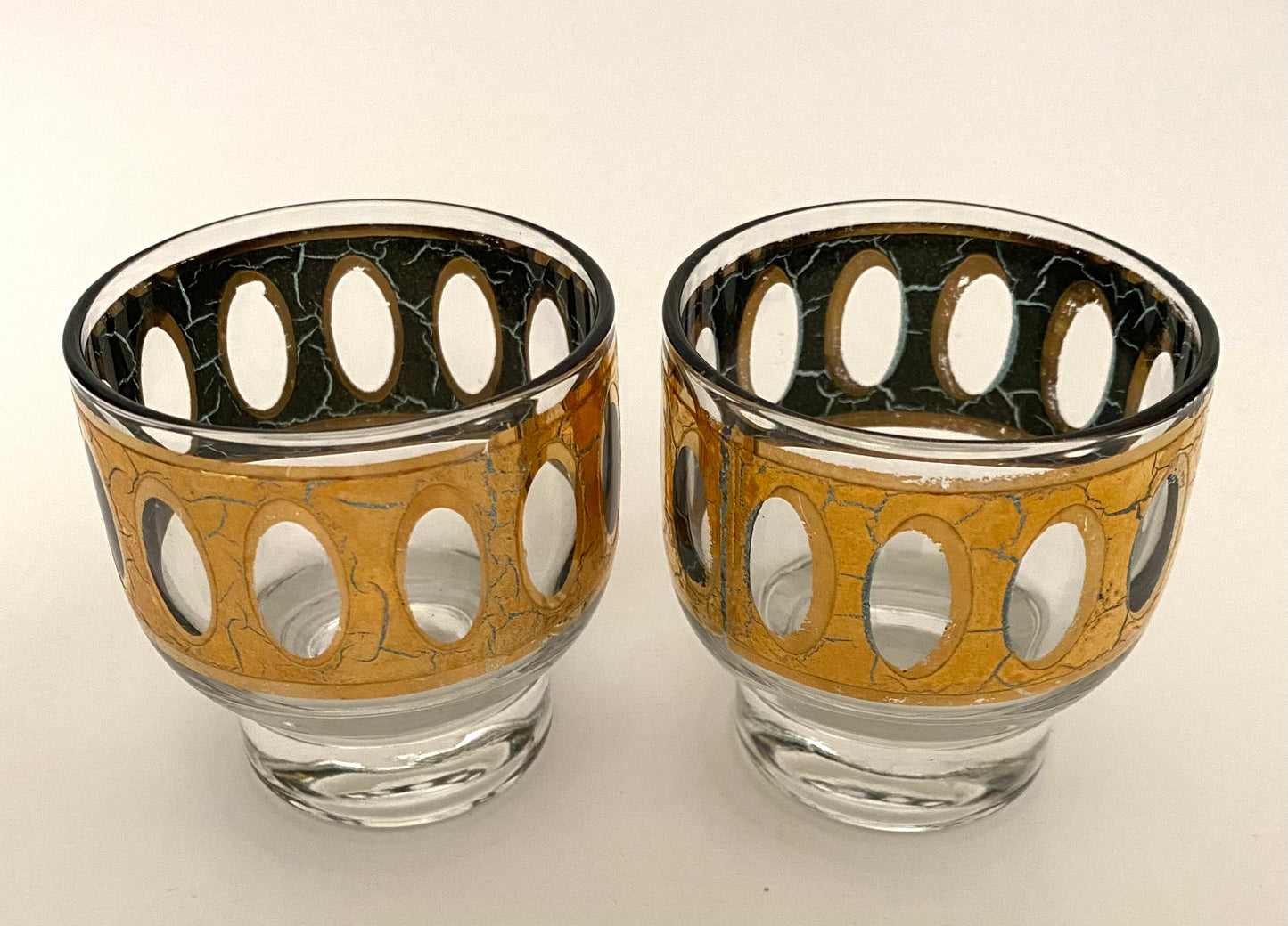 Culver Pisa Footed Whiskey (Pair) 2 Available