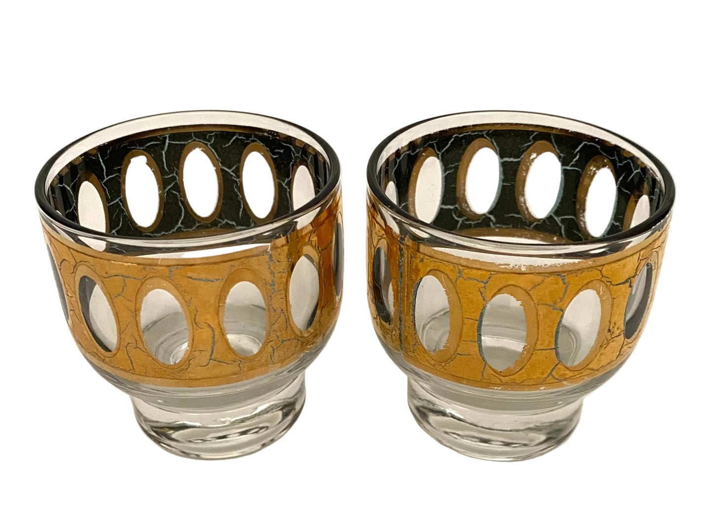 Culver Pisa Footed Whiskey (Pair) 2 Available