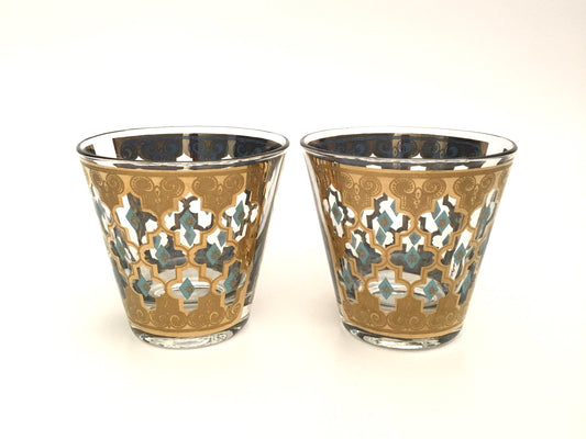 Culver Aqua Seville On the Rocks/Old Fashioned (Pair) 1 Available