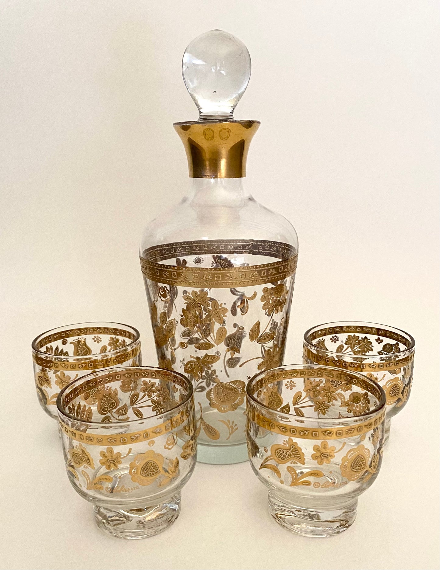 Culver Chantilly Decanter Set