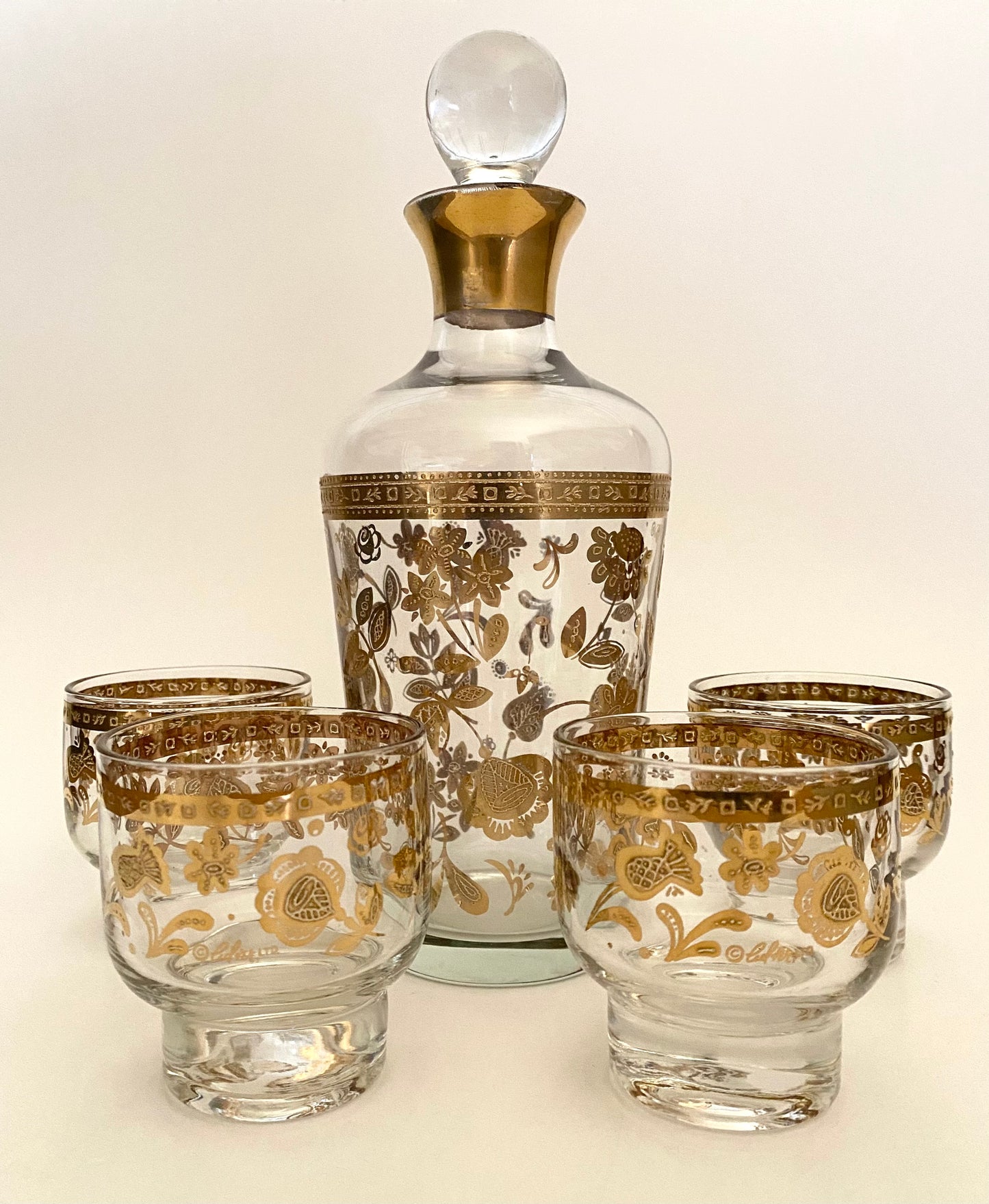Culver Chantilly Decanter Set