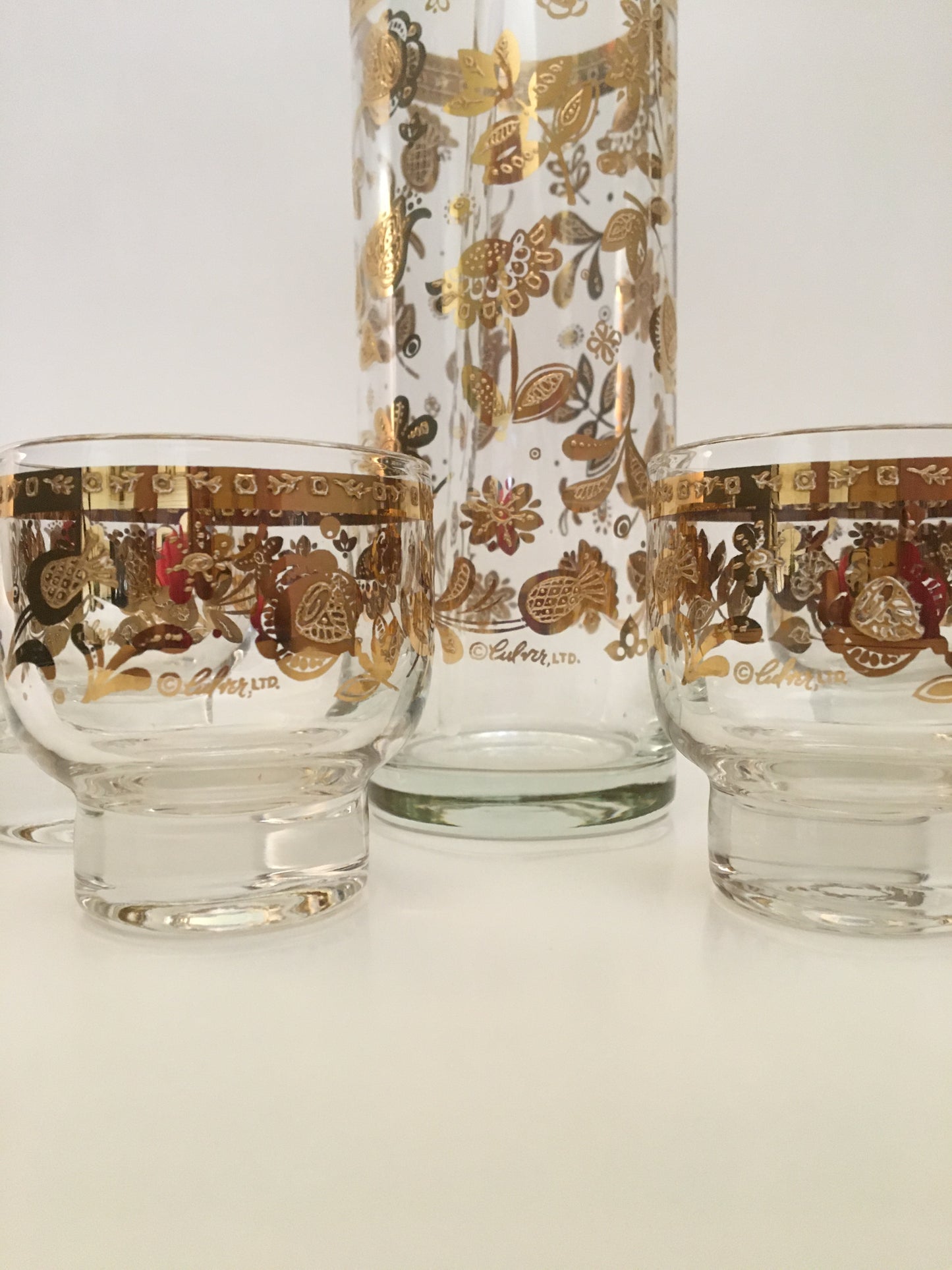 Culver Chantilly Pitcher Set with Stir Stick