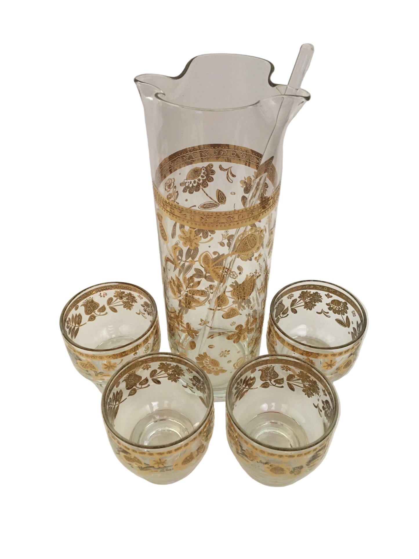 Culver Chantilly Pitcher Set with Stir Stick 3 Available