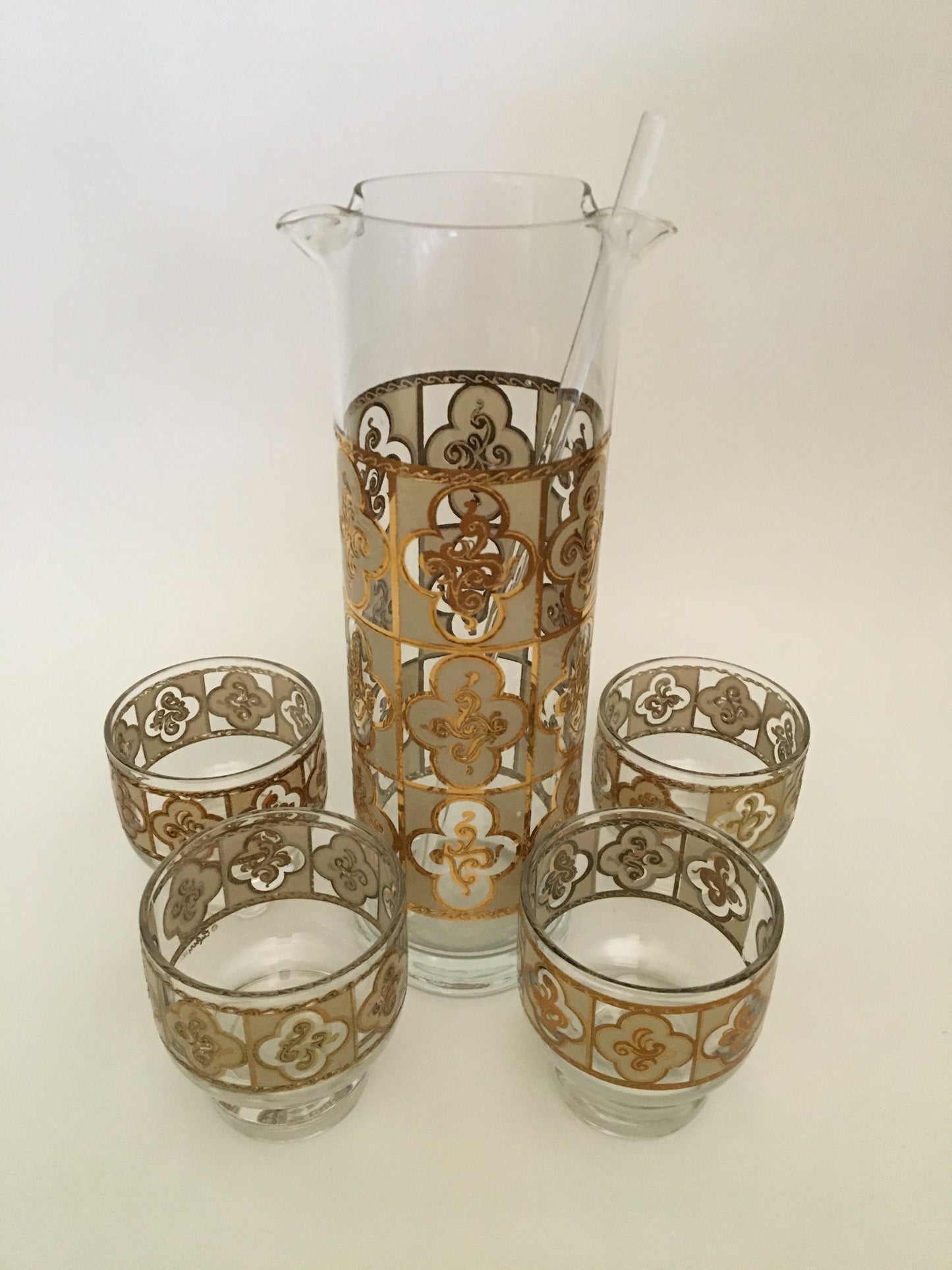 Culver Sallye Pitcher Set with Stir Stick