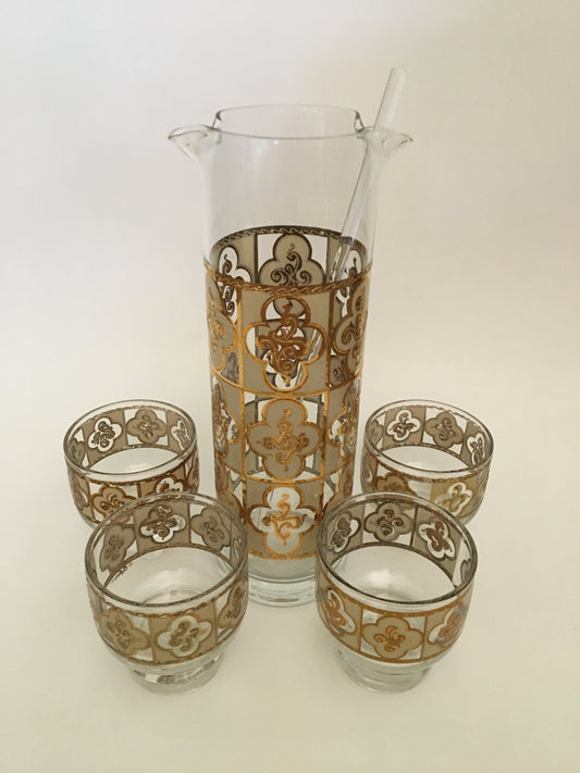 Culver Sallye Pitcher Set with Stir Stick