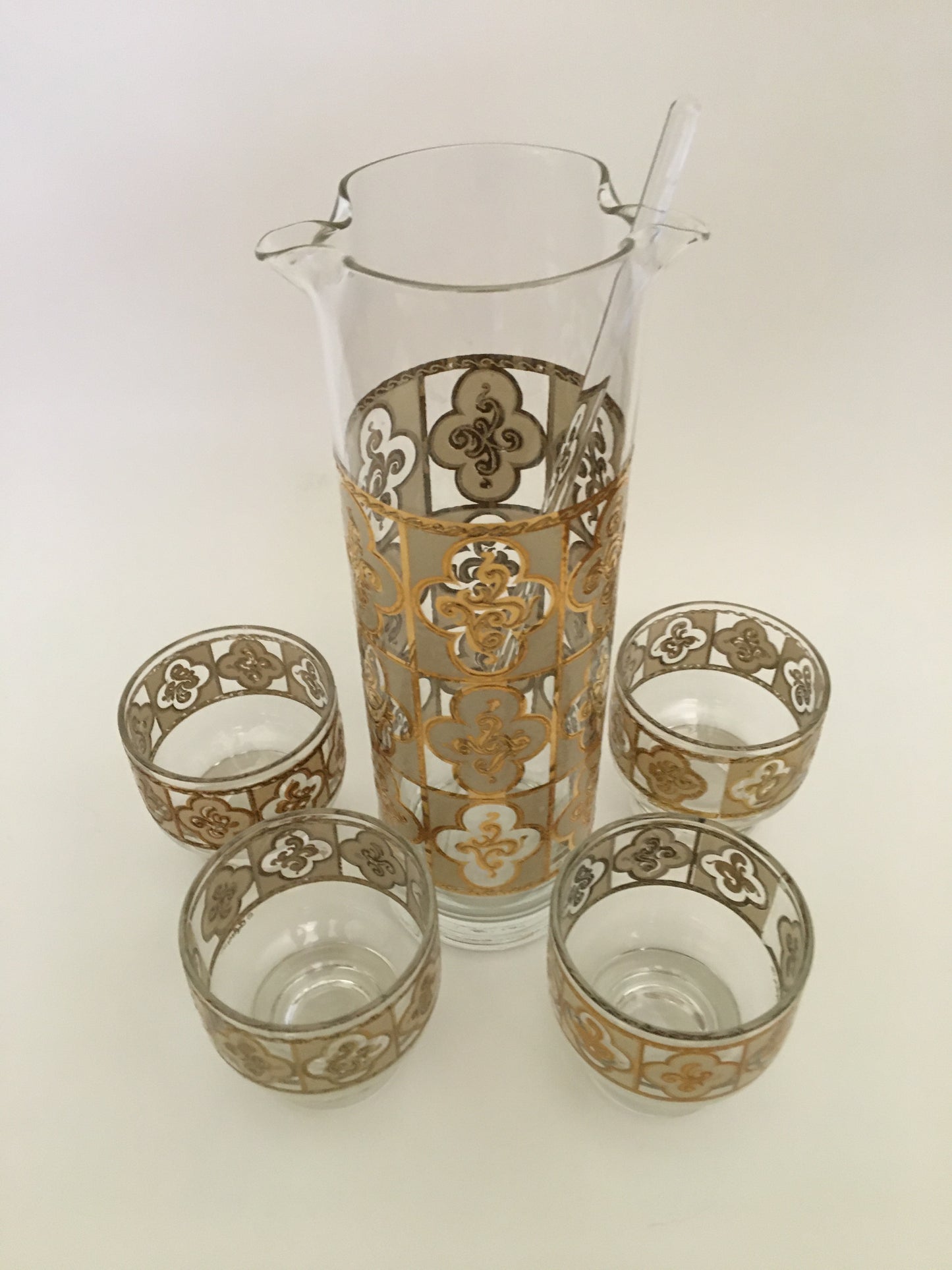Culver Sallye Pitcher Set with Stir Stick