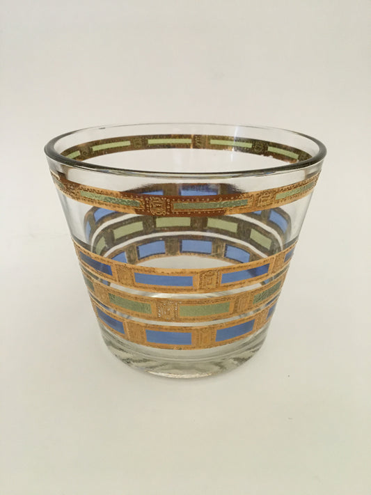 Culver Blue Empress Ice Bucket