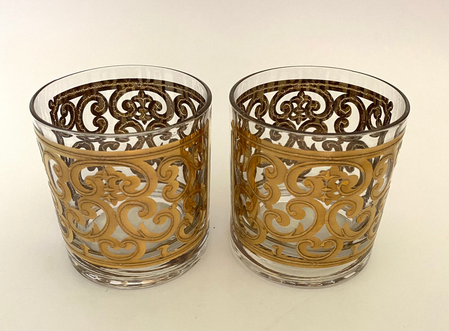 Georges Briard Spanish Scroll Whiskey Glasses (2)