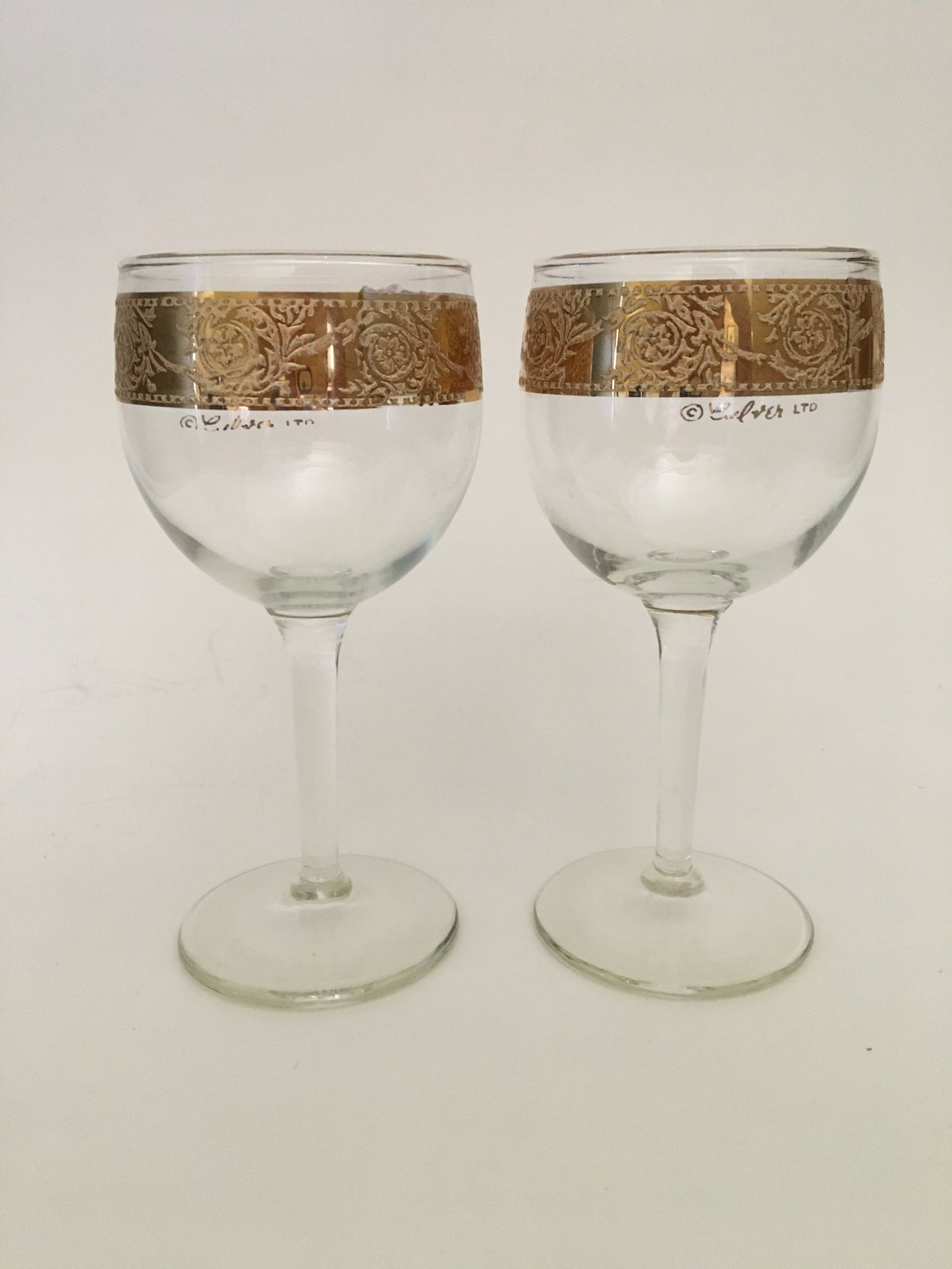 Culver Tyrol Wine Glasses (Pair) 7 Available