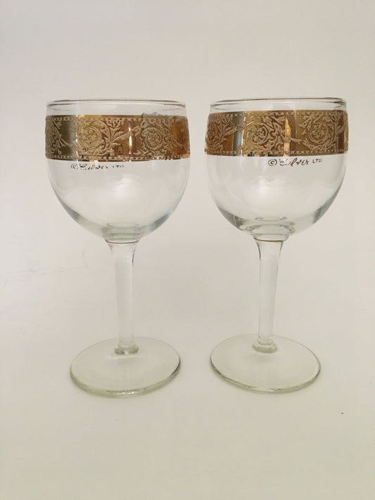 Culver Tyrol Wine Glasses (Pair) 5 Available