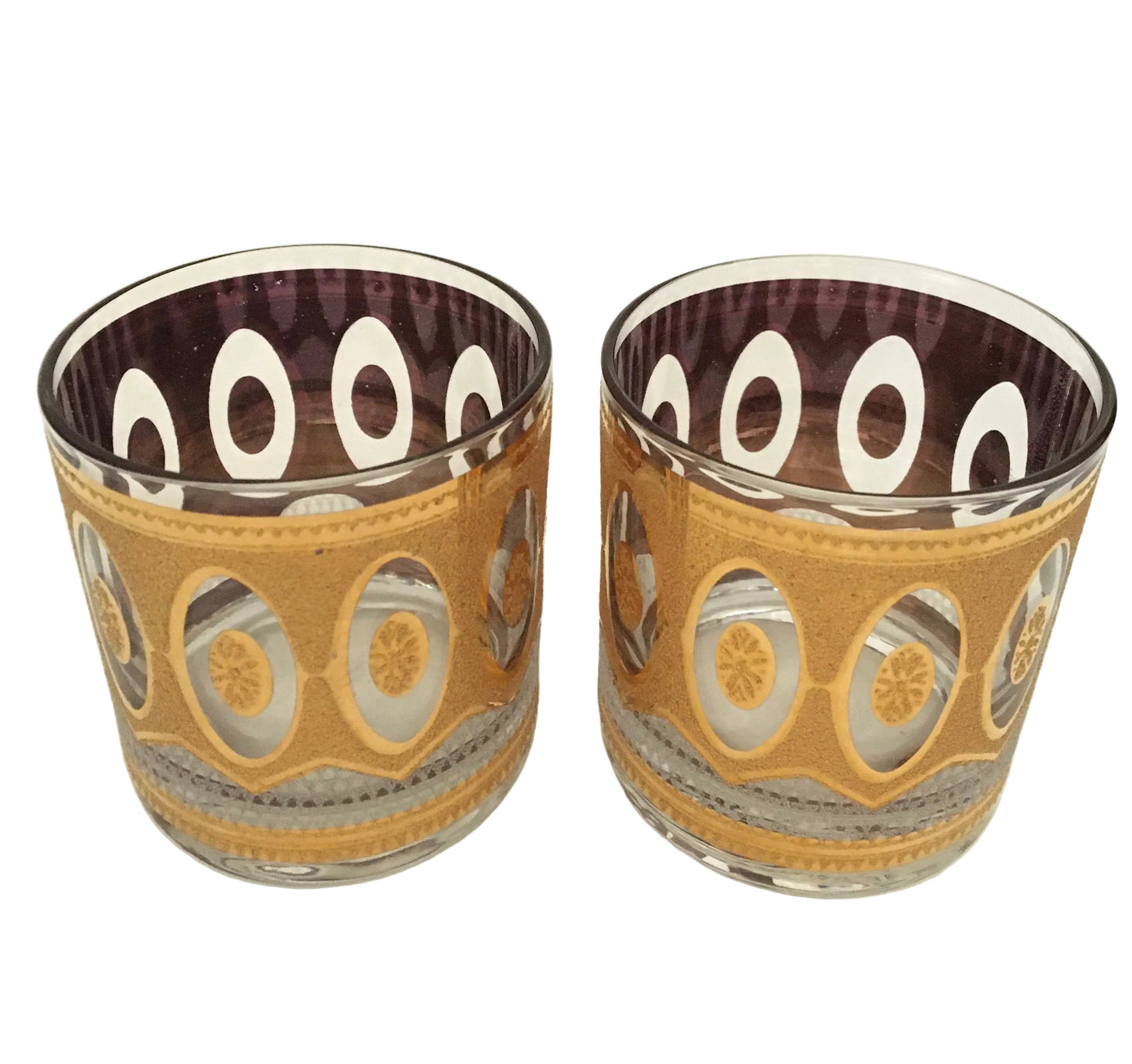 Culver Imperial White Regency Executive Cocktails/Whiskey (Pair) 1 Available