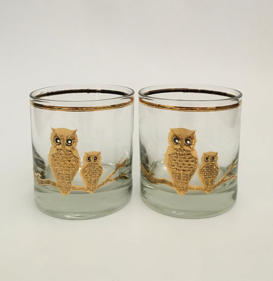 Culver Owl Executive Cocktails/Whiskey (Pair) 4 Available
