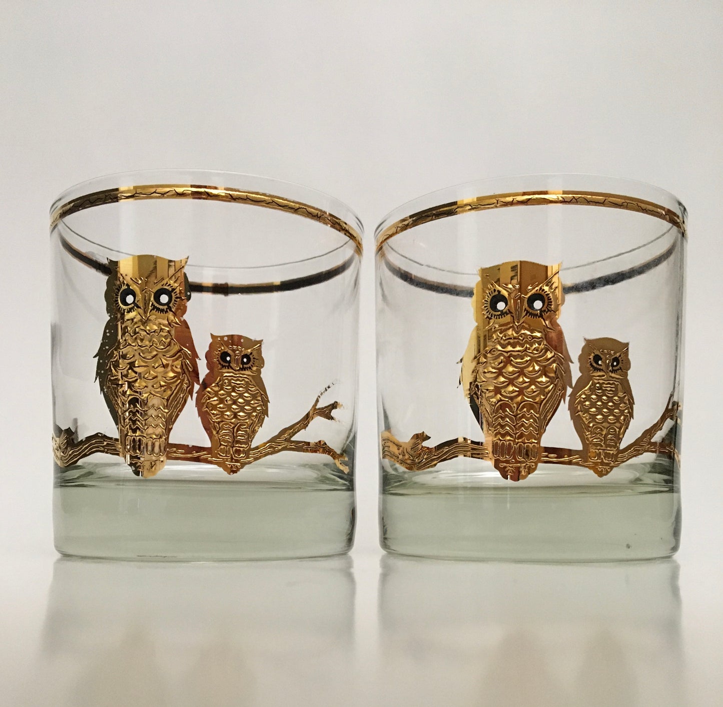 Culver Owl Executive Cocktails/Whiskey (Pair) 15 Available