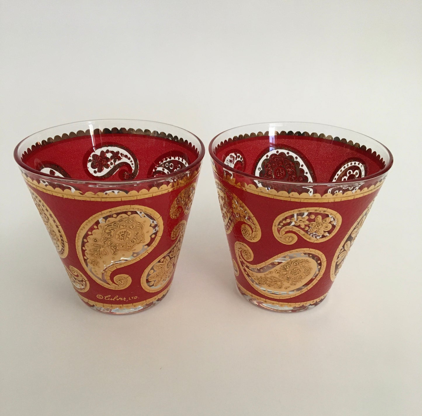 Culver Red Paisley On The Rocks/Old Fashioned (2)