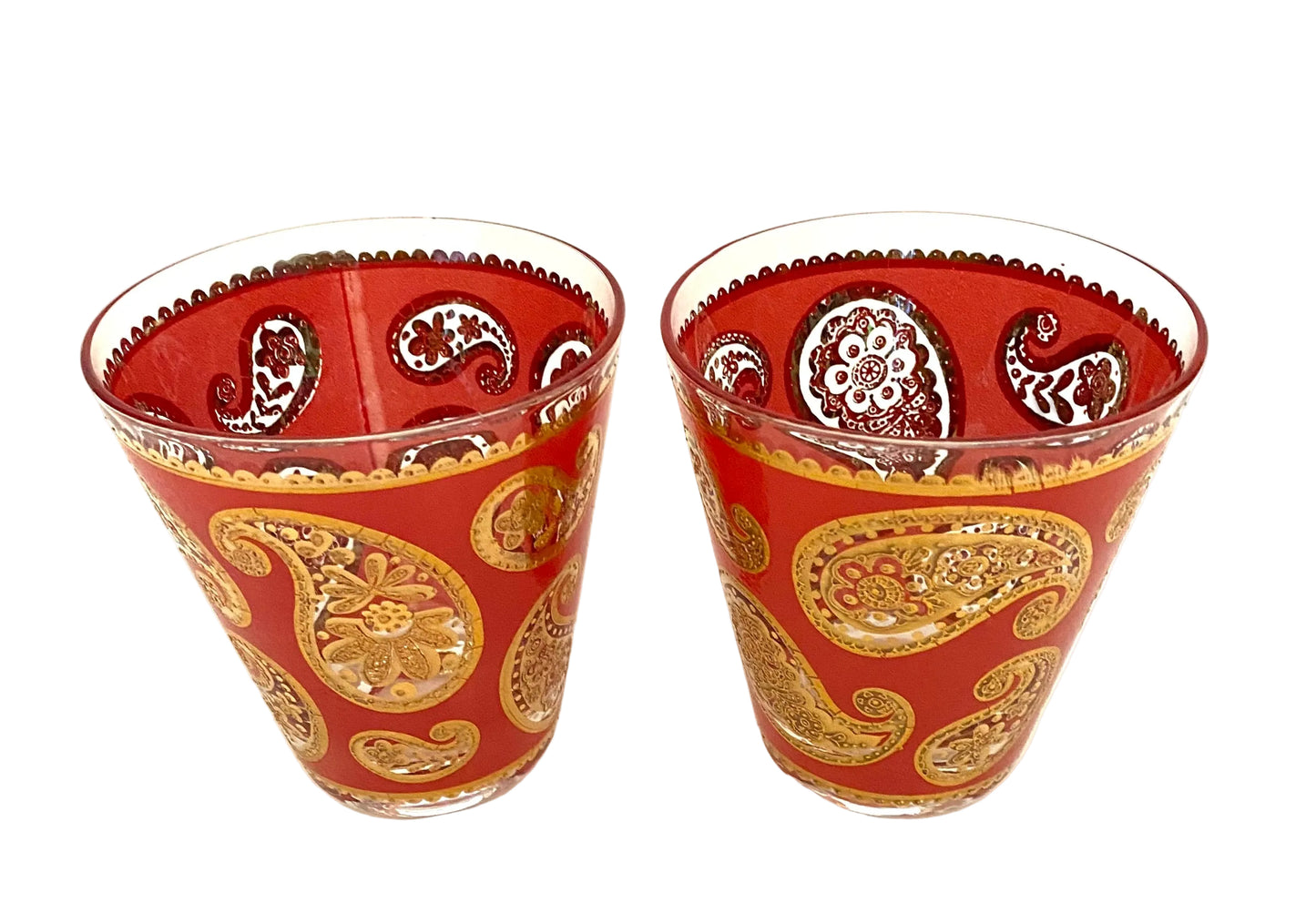 Culver Red Paisley Suburbans (Pair) 4 Available