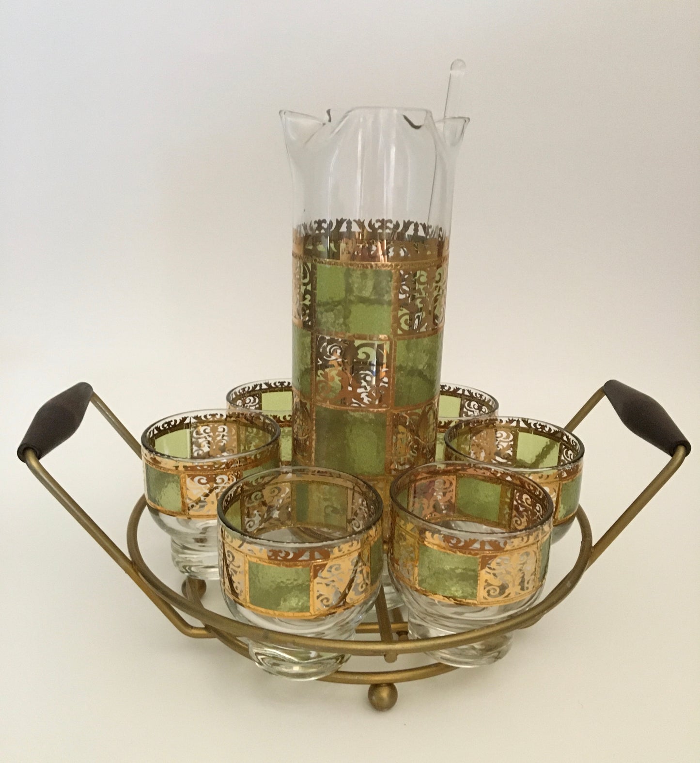 Culver Prado Cocktail Set with Caddy