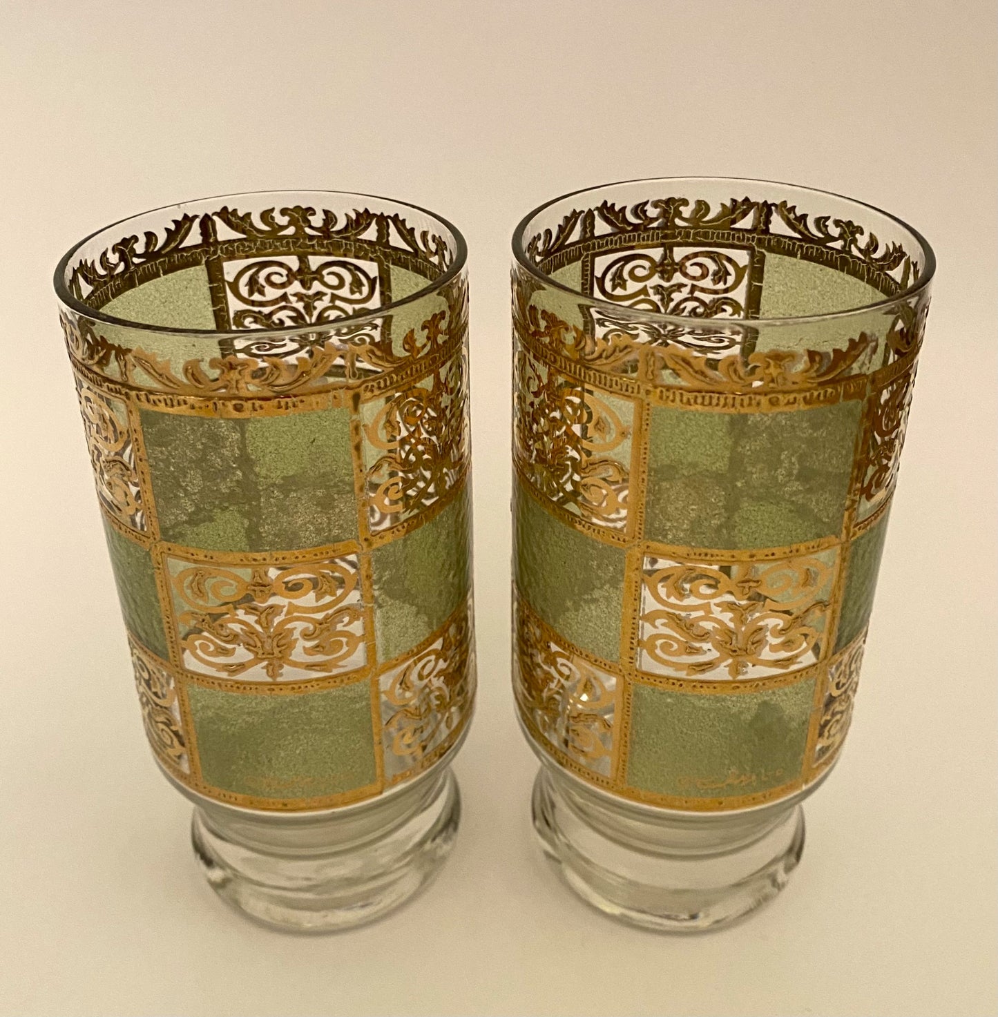 Culver Prado Footed Hiballs (Pair) 1 Available