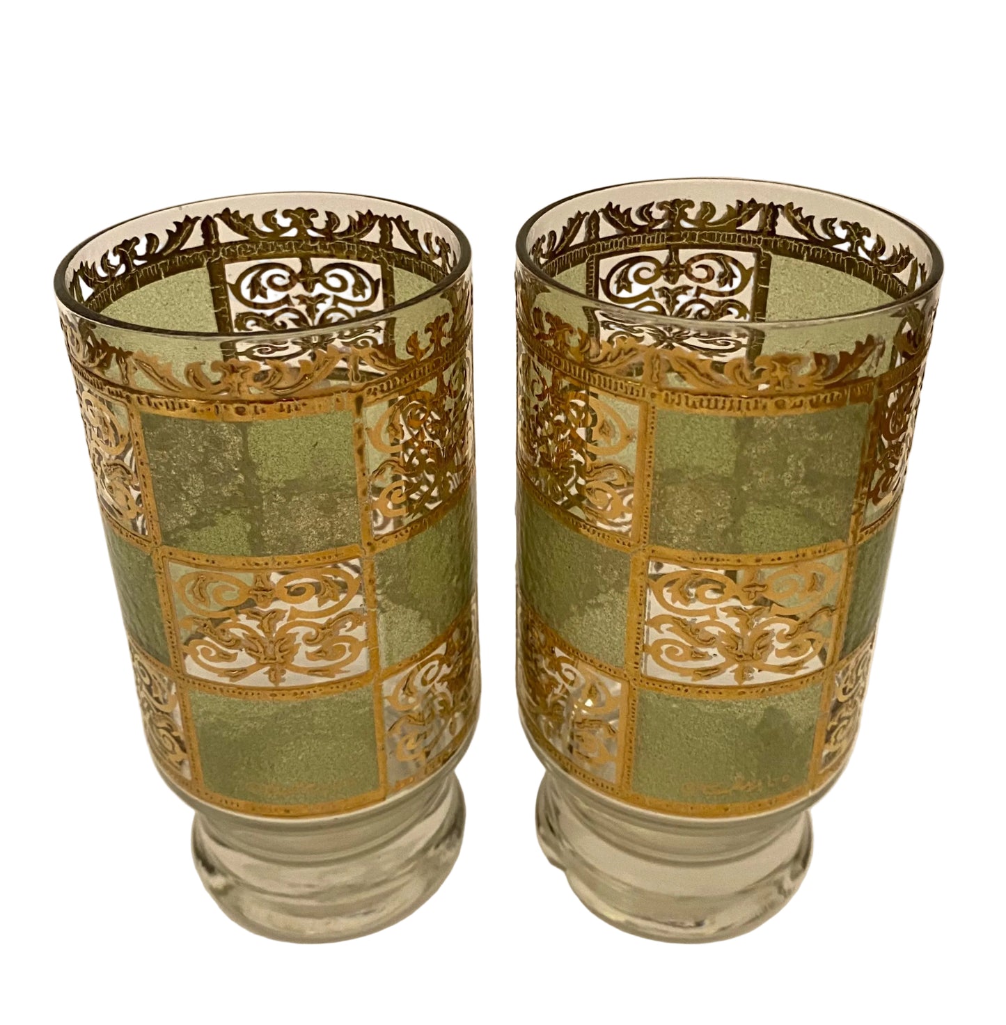 Culver Prado Footed Hiballs (Pair) 1 Available