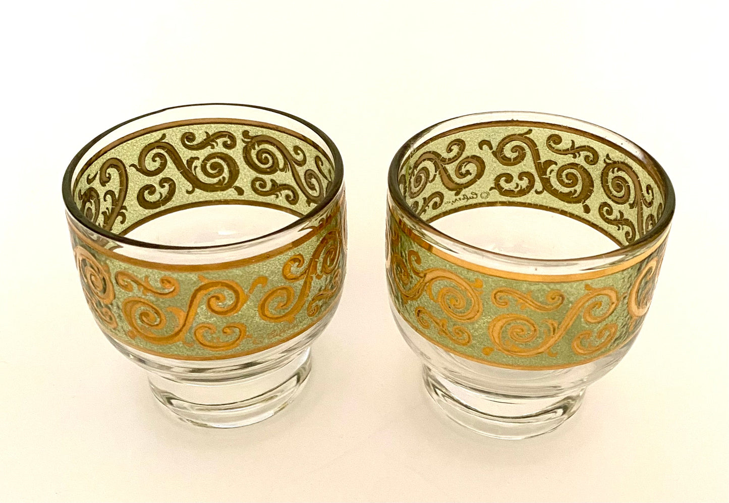 Culver Toledo Footed Whiskey (Pair) 2 Available