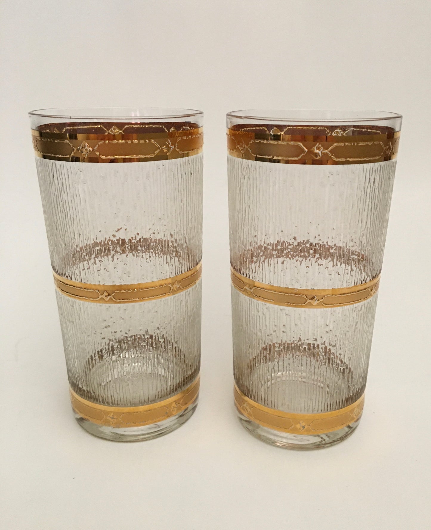 Culver Textured Gold Hiballs (2)